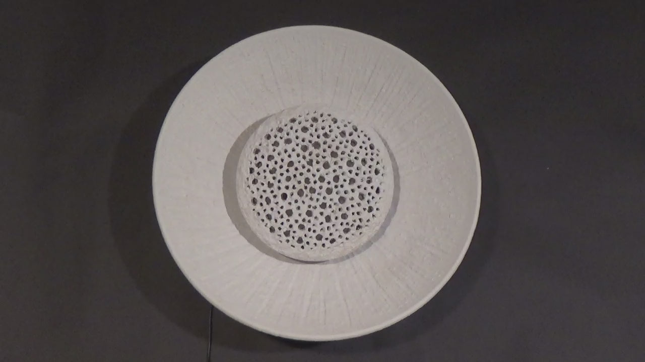 Vintage Stoneware Wall lamp by Sejer Keramik, Denmark 1960