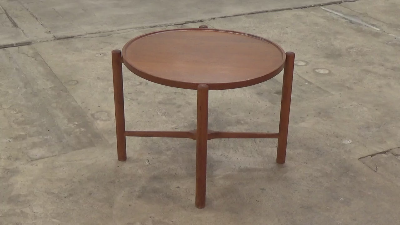 Vintage Hans J. Wegner AT35 Bijzettafel in teak Andreas Tuck,1945 Denemarken.