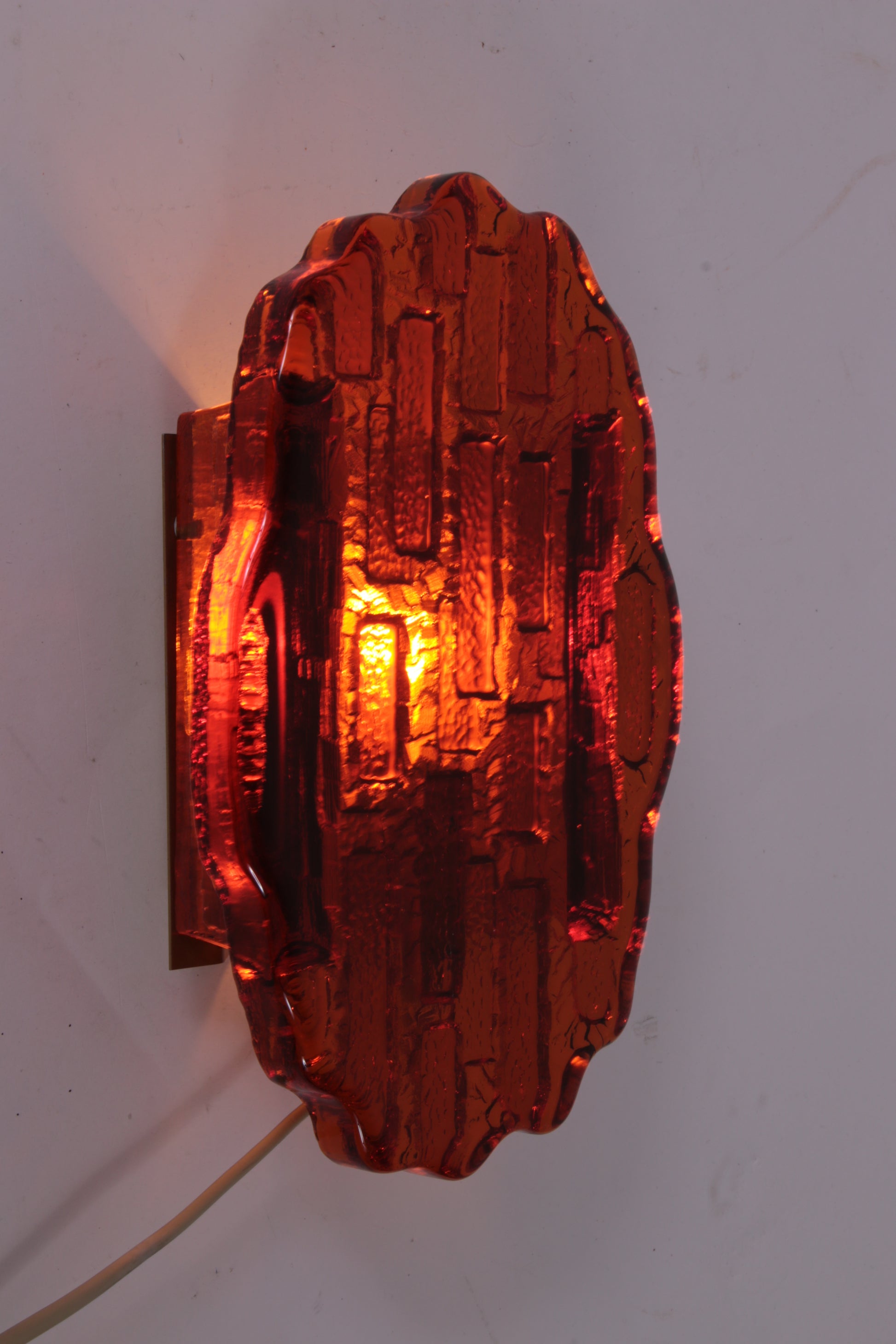 Rare and stylish Scandinavian wall sconce from the 1960s,