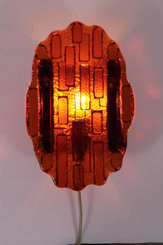 Rare and stylish Scandinavian wall sconce from the 1960s,