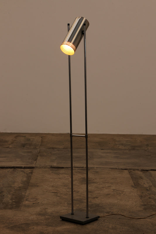 Vloerlamp Trombone van Jo Hammerborg voor Fog & Morup, Denemarken jaren 60