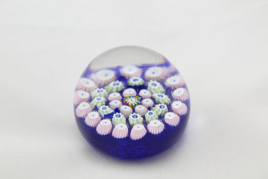 John Deacons SCOTLAND Bunch of Flowers Millefiori Magnum Paperweight