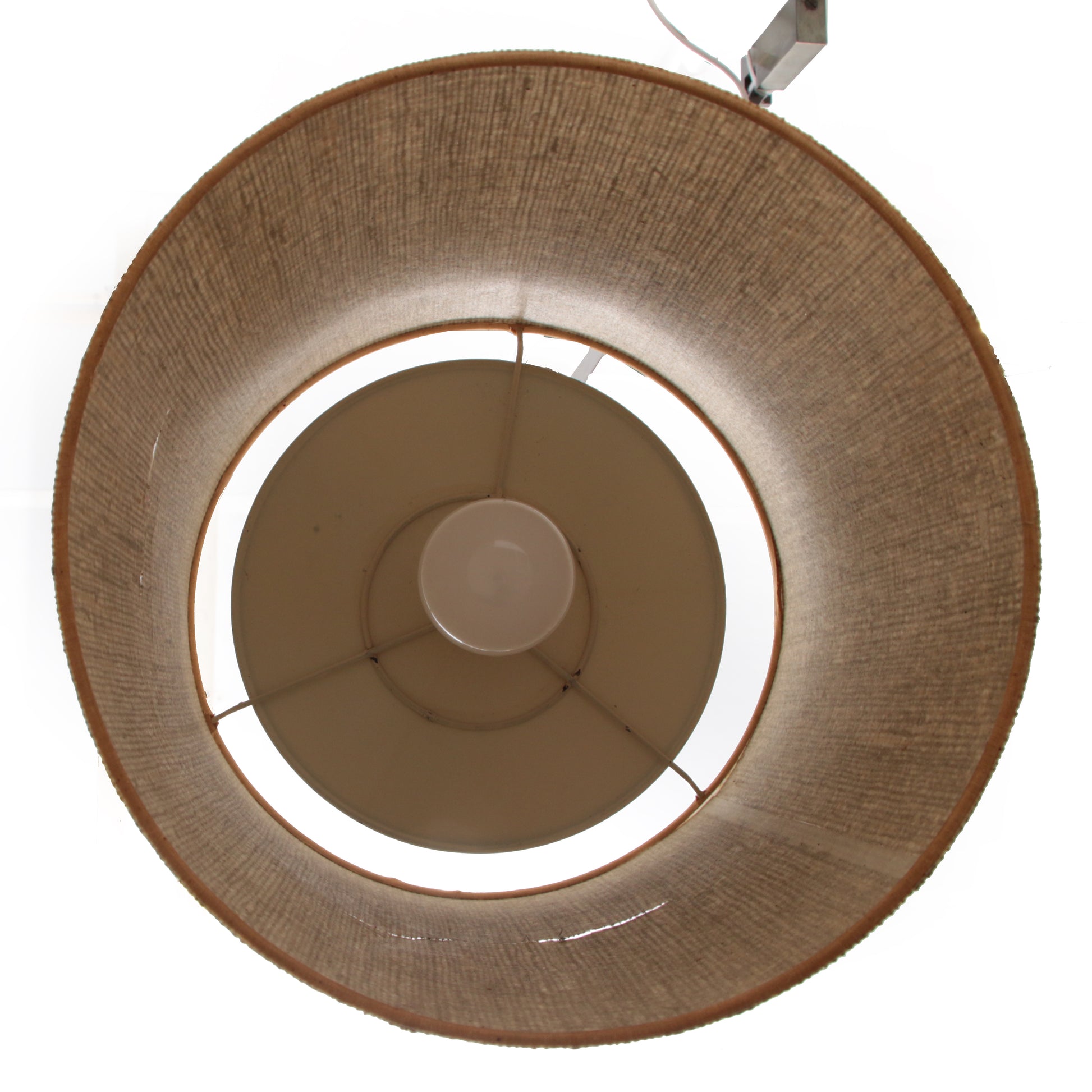 Deens wandlamp met chrome mooi strak model,1960