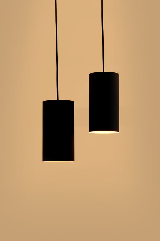 Philips Set van 2 hanglampen Model Nt 48 ontwerp van Argenta,1960
