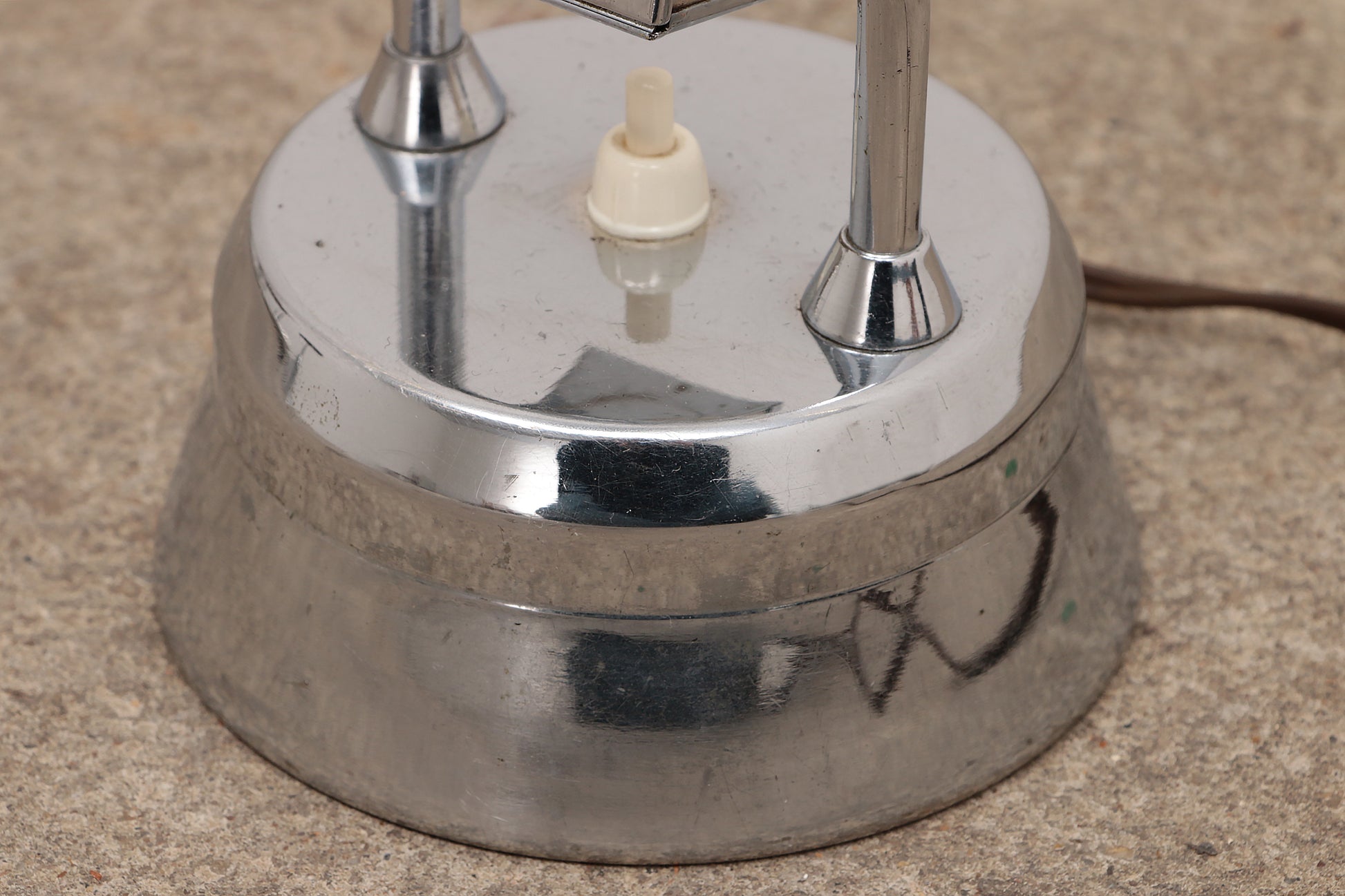 Original Jumo 600 Chrome Lamp Selected by Charlotte Perriand.