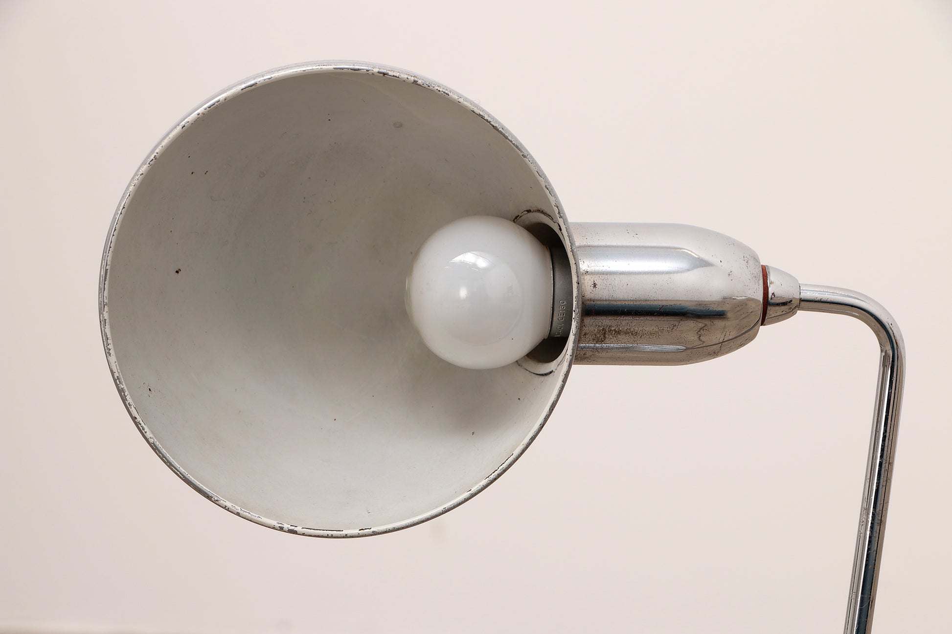 Original Jumo 600 Chrome Lamp Selected by Charlotte Perriand.