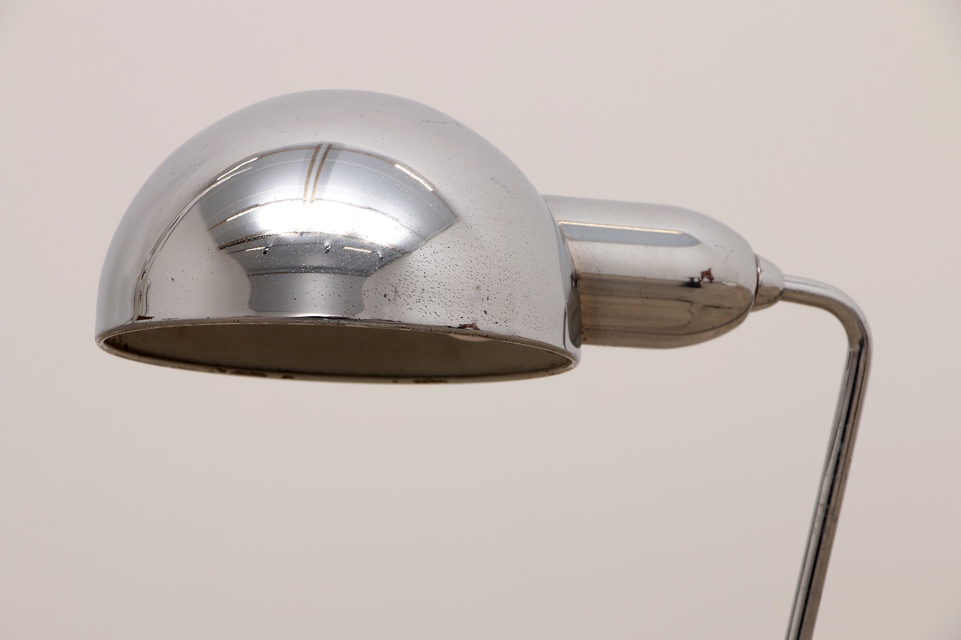 Original Jumo 600 Chrome Lamp Selected by Charlotte Perriand.