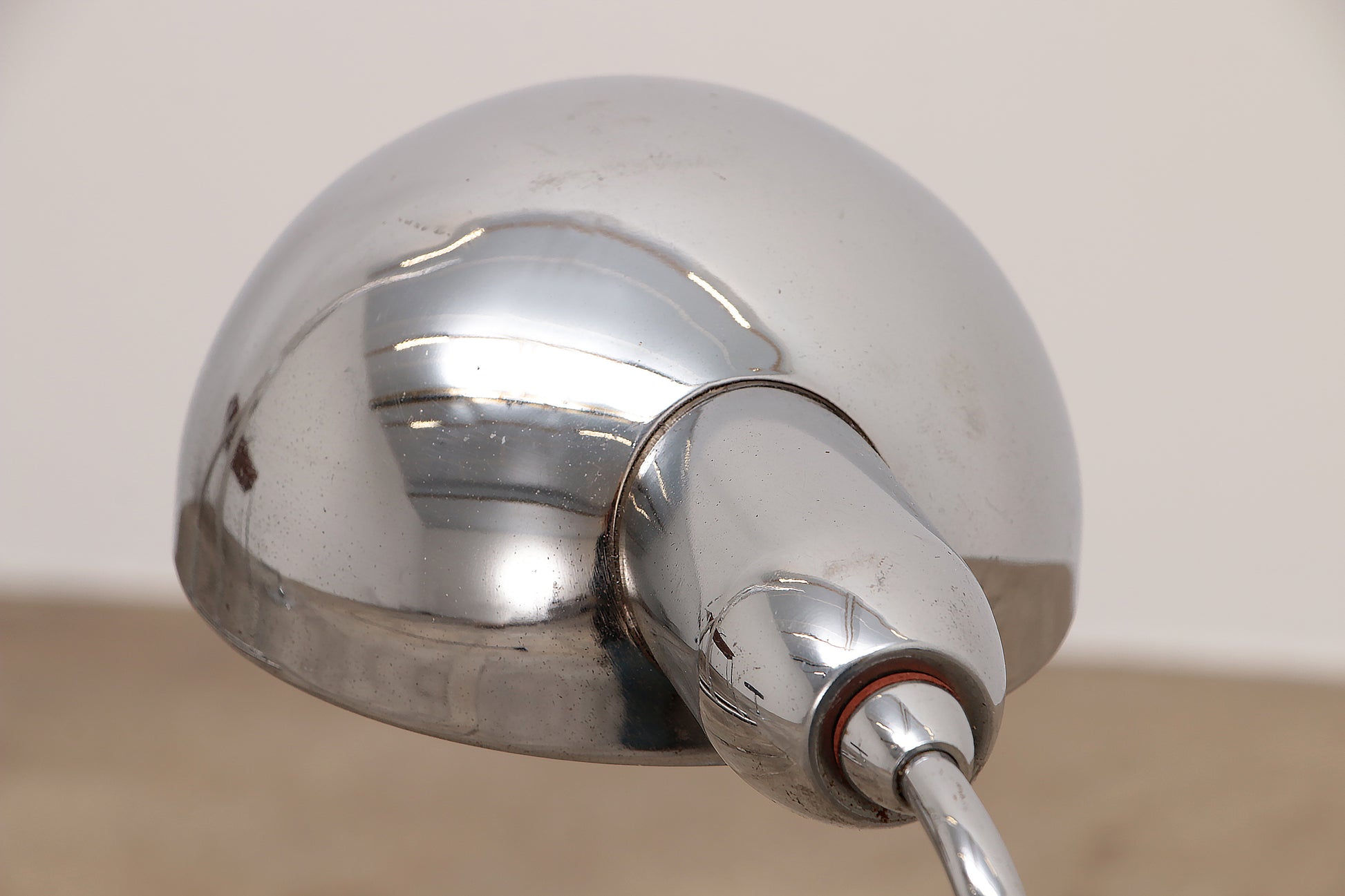 Original Jumo 600 Chrome Lamp Selected by Charlotte Perriand.