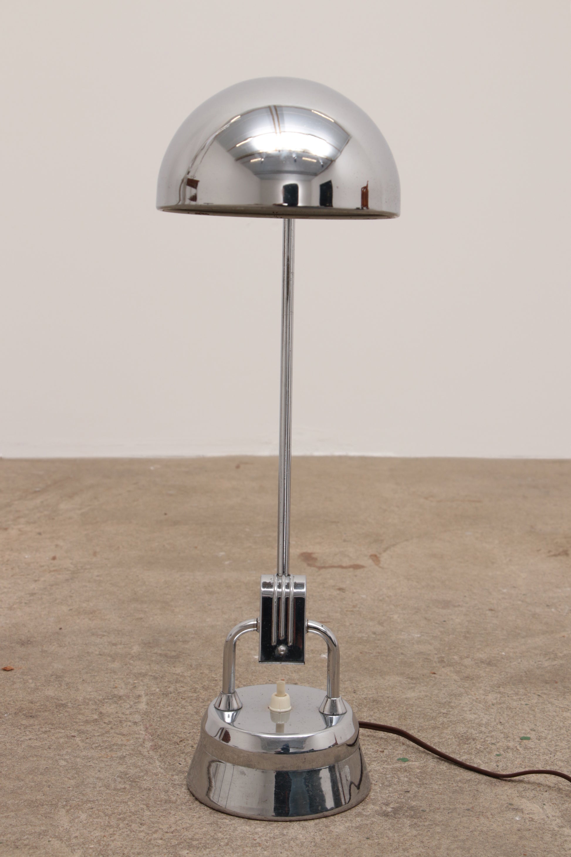 Original Jumo 600 Chrome Lamp Selected by Charlotte Perriand.