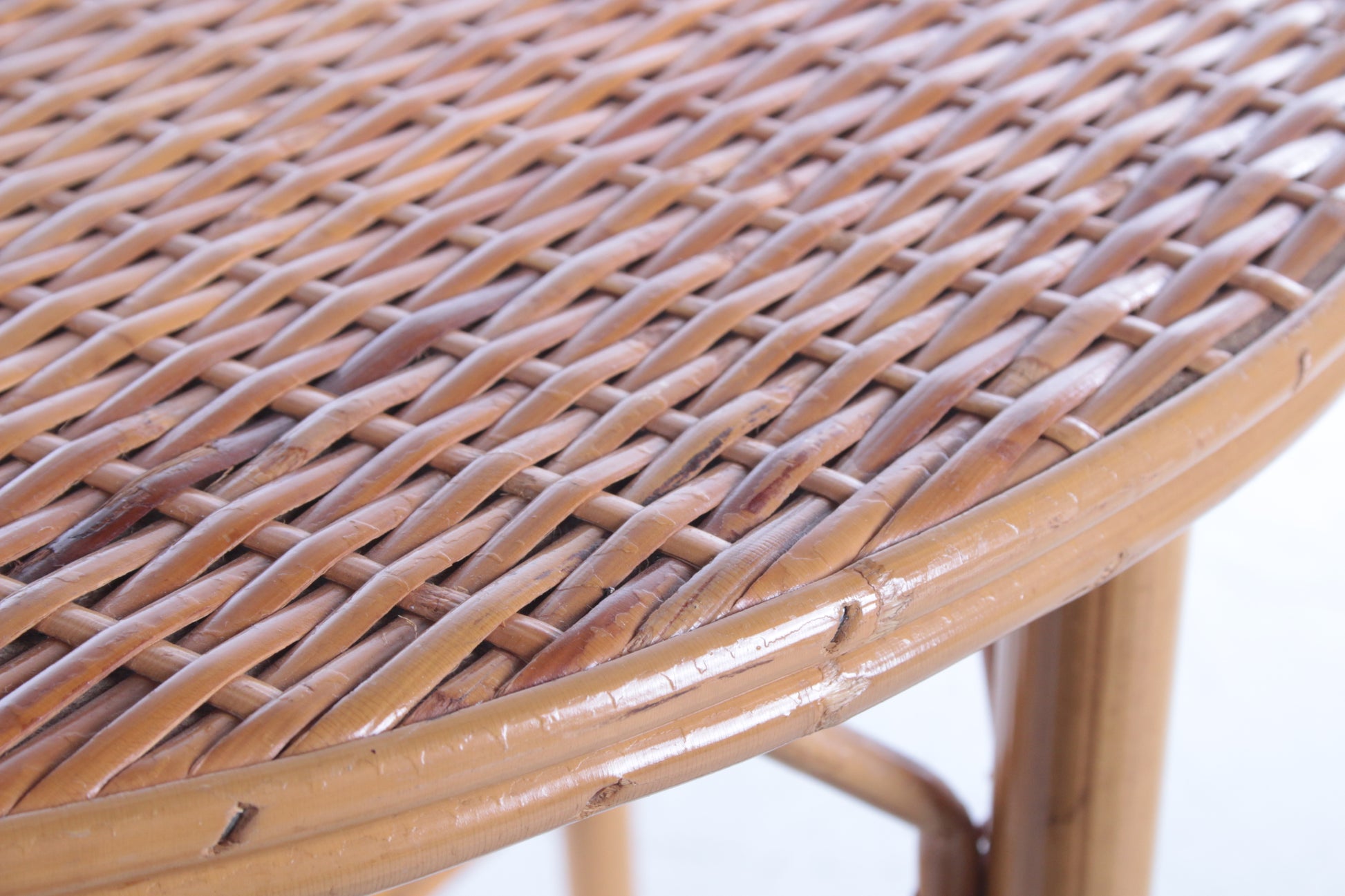 Vintage ronde salontafel Bohemian style