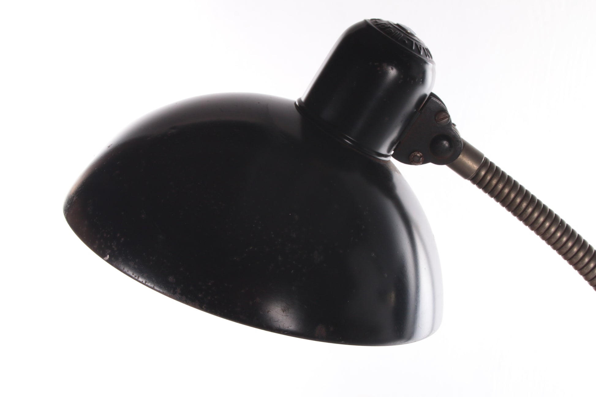 Kaiser idell Bureaulamp Model 6740 door Christiaan Dell detail lampekap