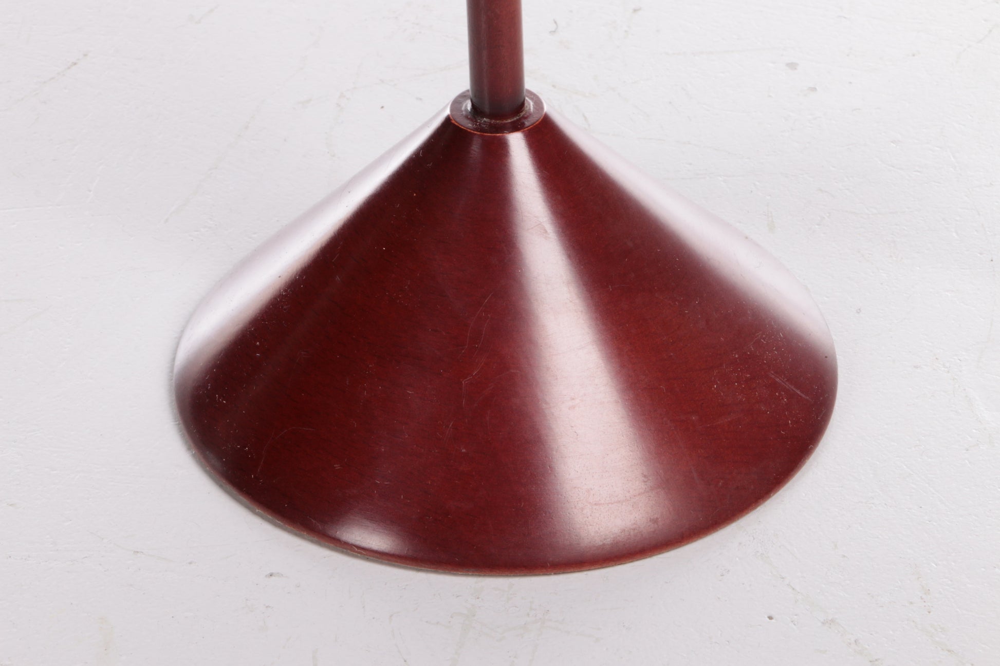 Frans Vintage Koker tafellampje met metalen voetje,1960s
