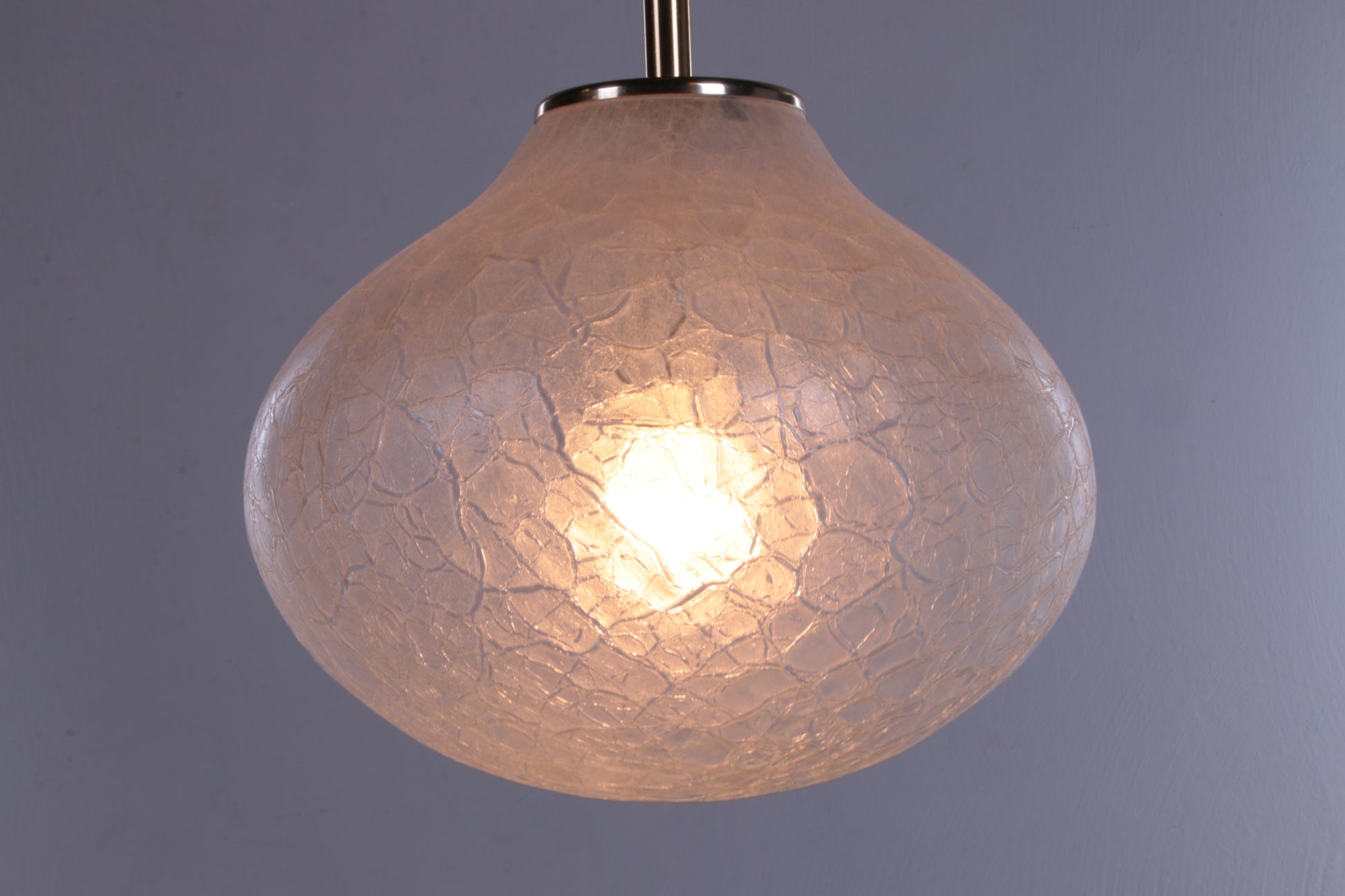 Zeer zeldzame glazen hanglamp van Doria Leuchten, 1960, Duitsland