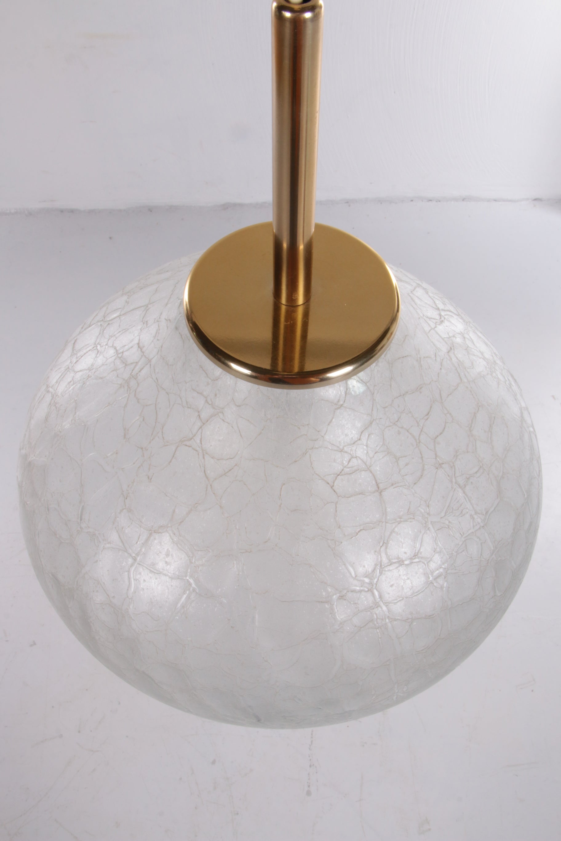 Zeer zeldzame glazen hanglamp van Doria Leuchten, 1960, Duitsland