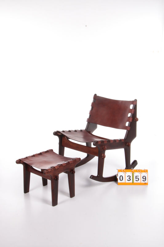 Vintage Design rocking chair design by Angel Pazmino, 1960
