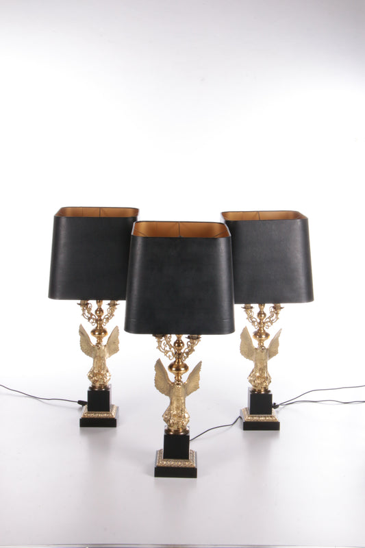 Jacques Charles voor Maison Charles - Eagle Guilded Table Lamp by Maison Charles