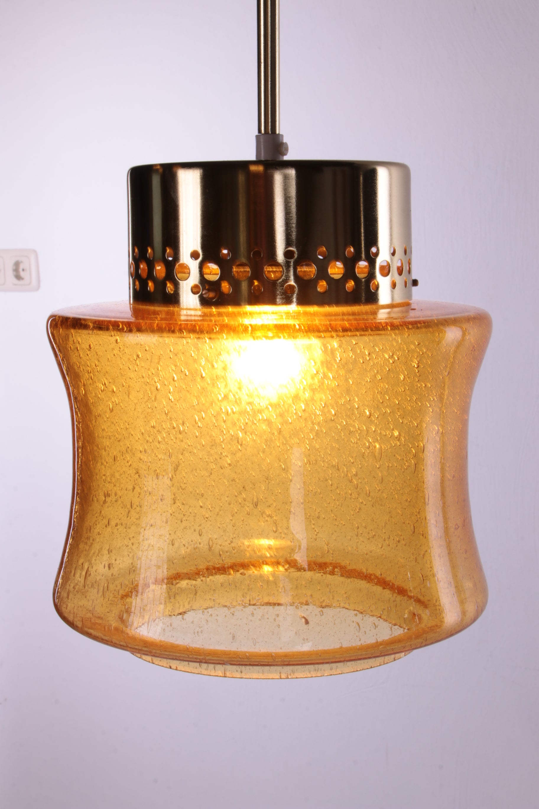 Vintage Hollywood Regency Hanglamp jaren 60 Duitsland
