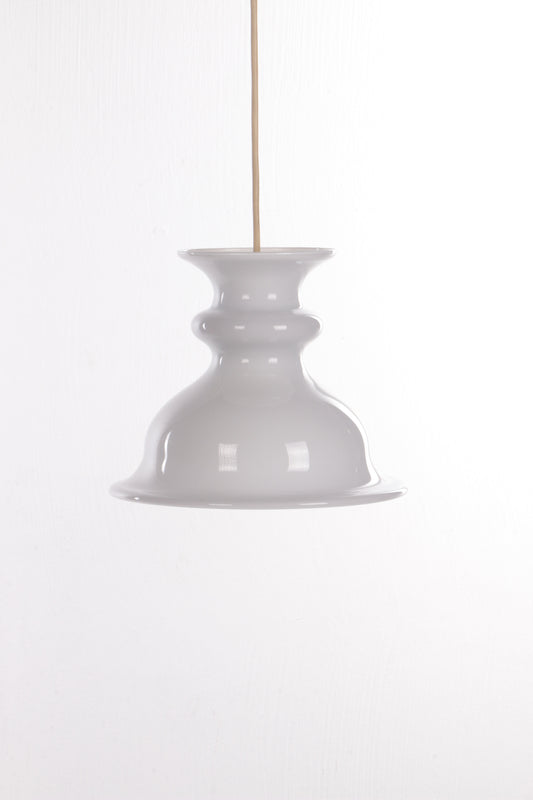 Vintage Deense  Tivoli hanglamp van Sidse Werner for Holmegaard,1980 Denemarken.
