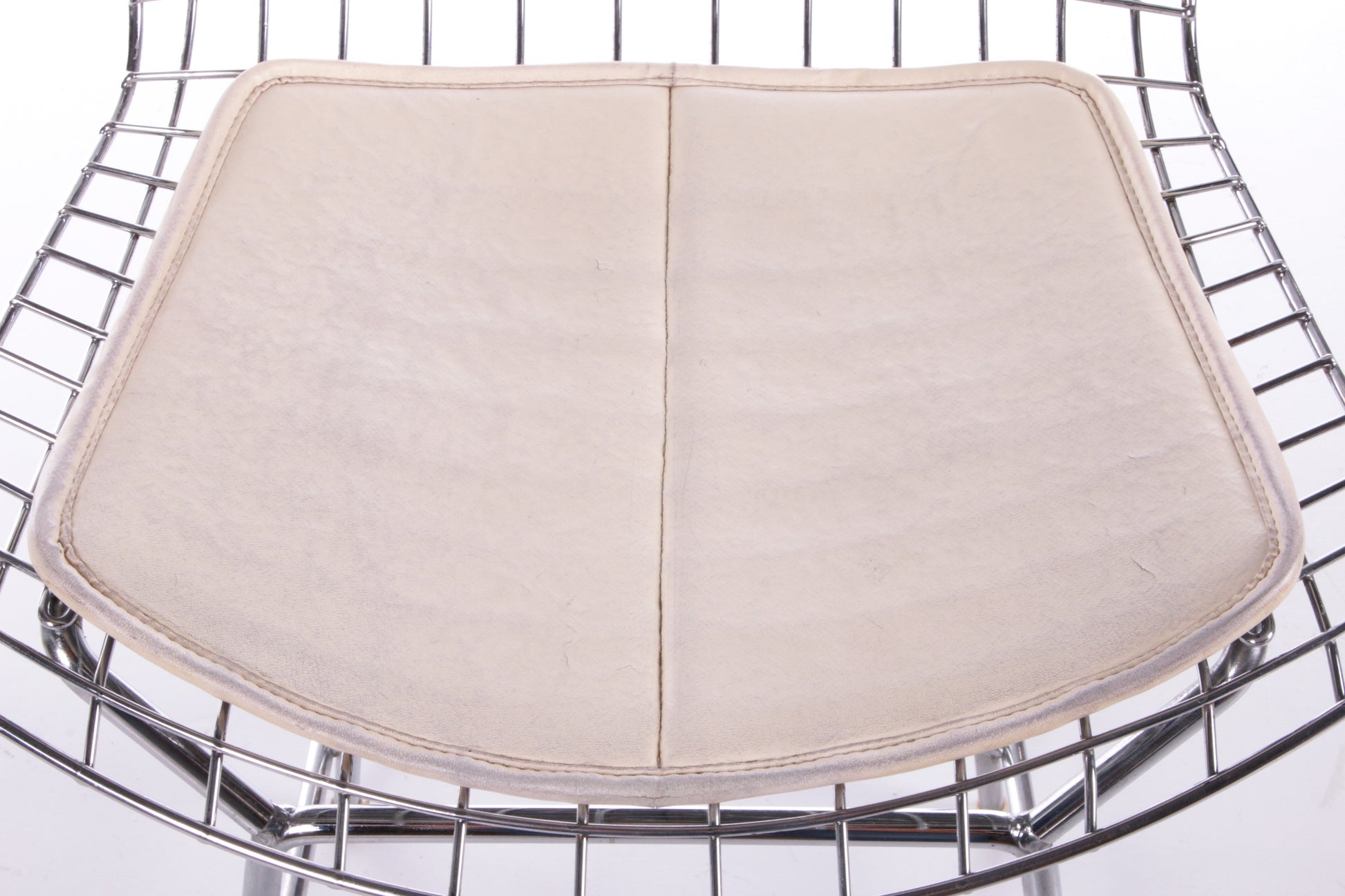 Knoll Bertoia Barkruk met mooi orgineel kussentje,1970