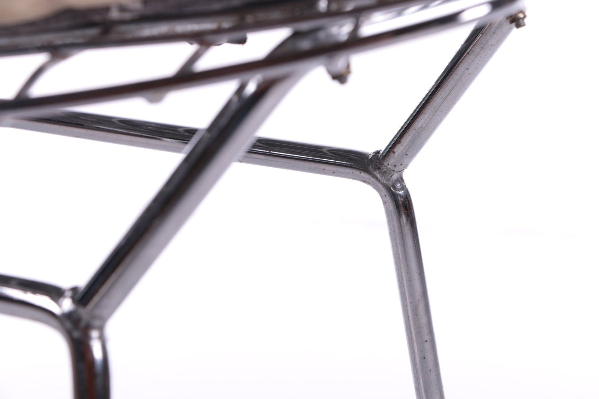 Knoll Bertoia Barkruk met mooi orgineel kussentje,1970
