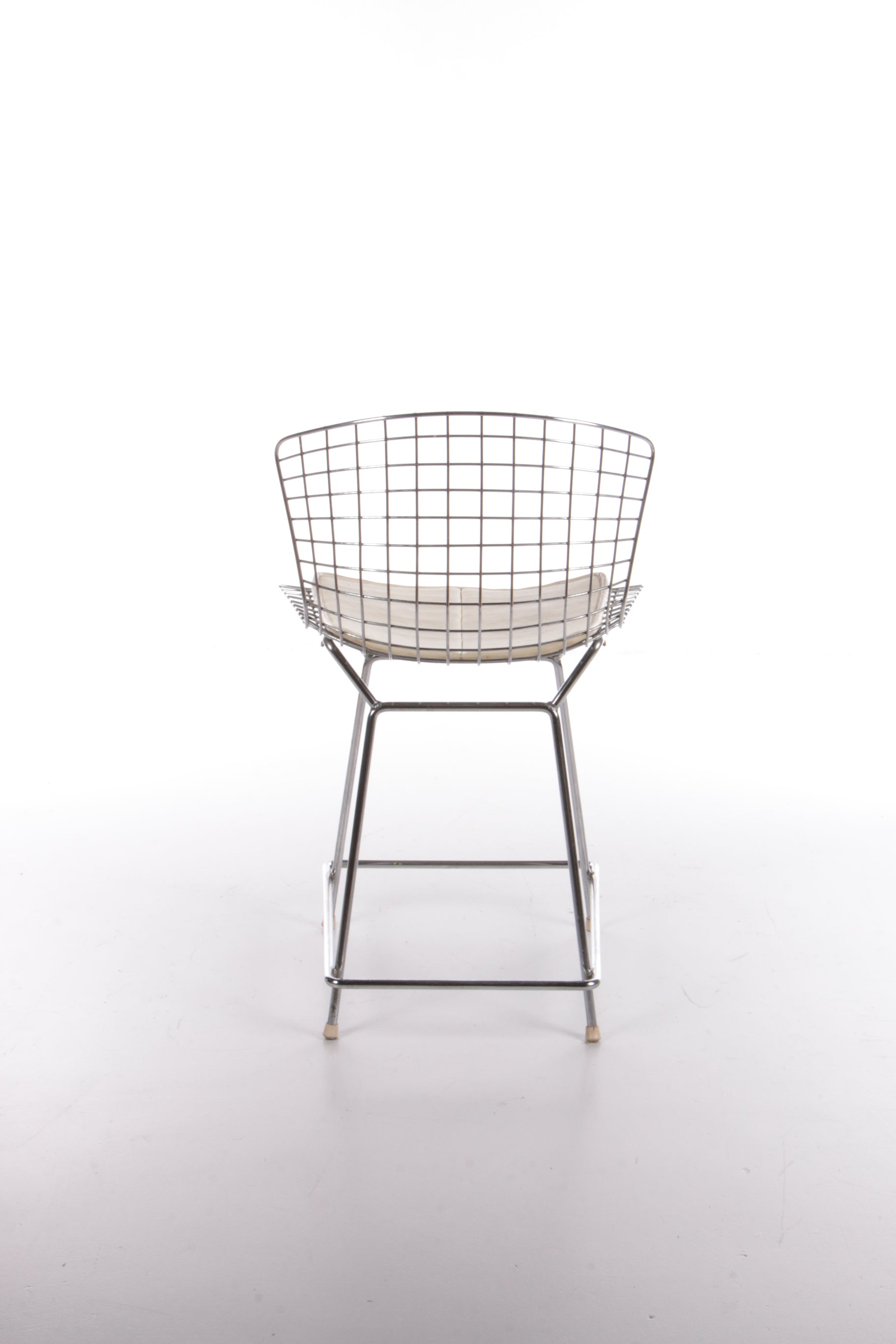 Knoll Bertoia Barkruk met mooi orgineel kussentje,1970