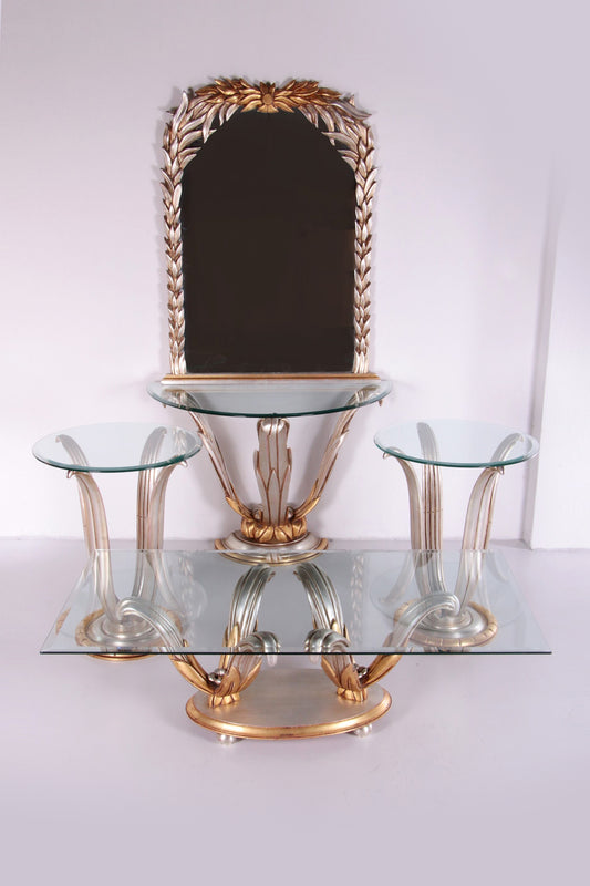 Italian Living Room Set - Hollywood Regency Style