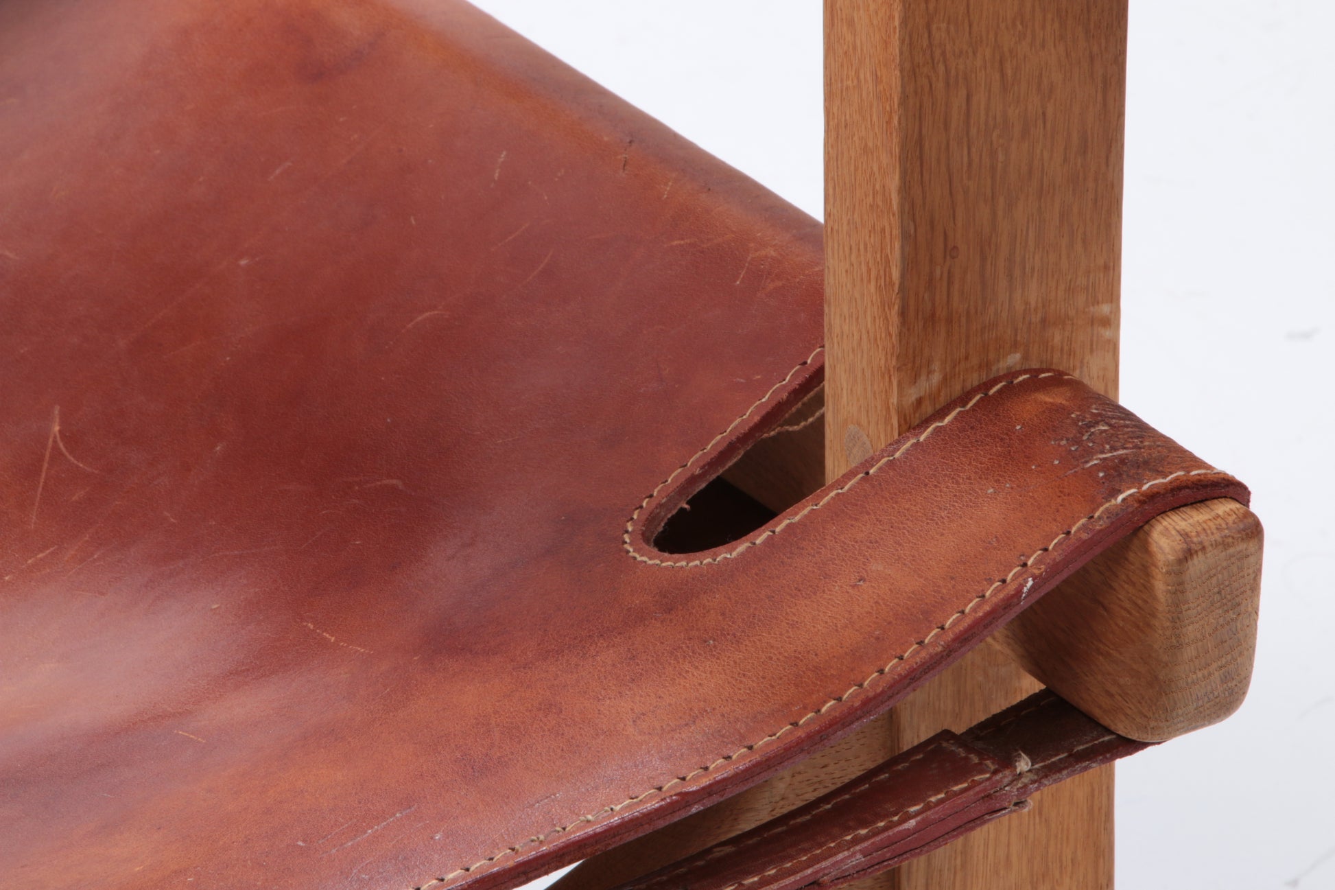 Design stoel van Borge Mogensen ook wel Spanisch chair genoemd,1960 Denemarken.