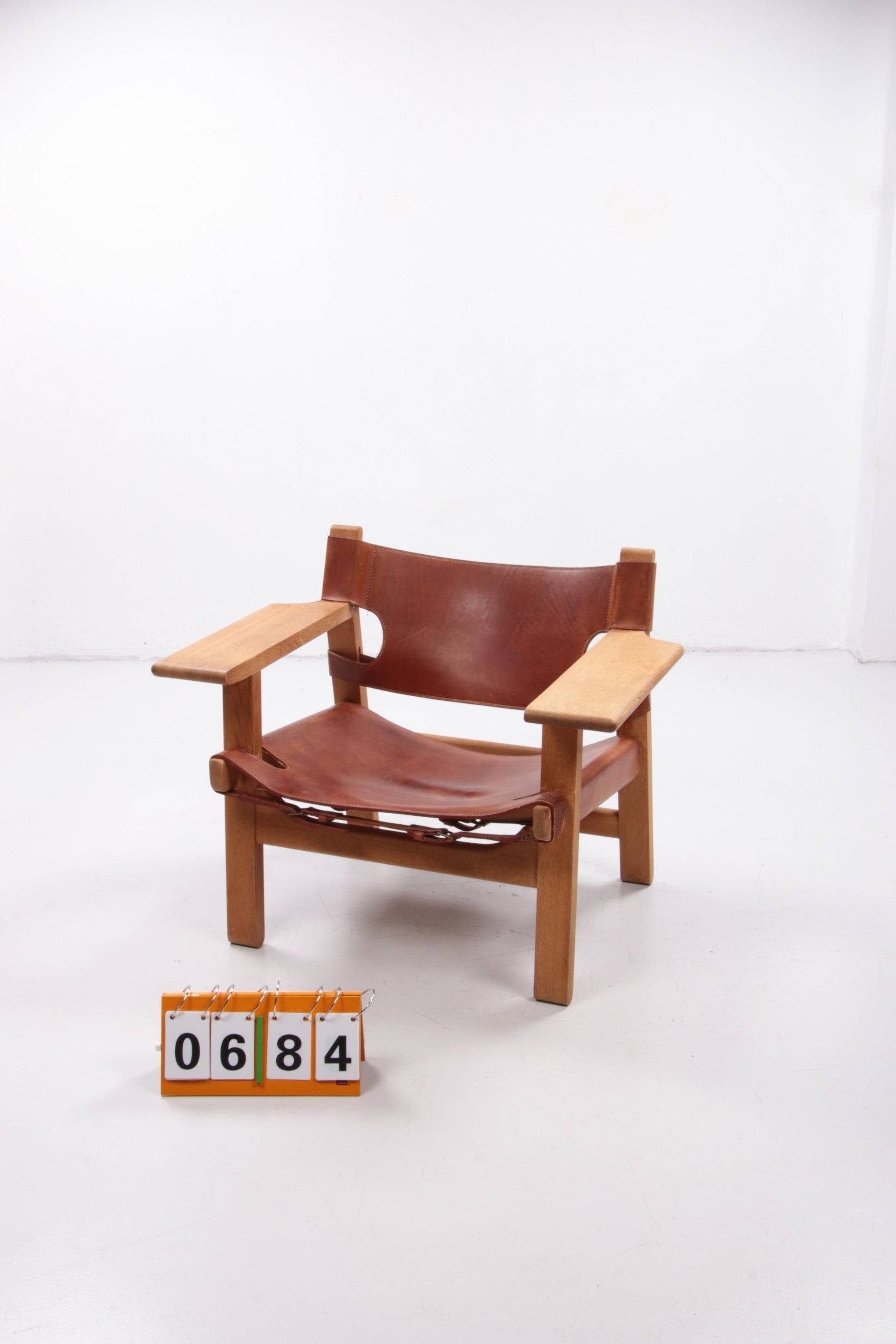 Design stoel van Borge Mogensen ook wel Spanisch chair genoemd,1960 Denemarken.