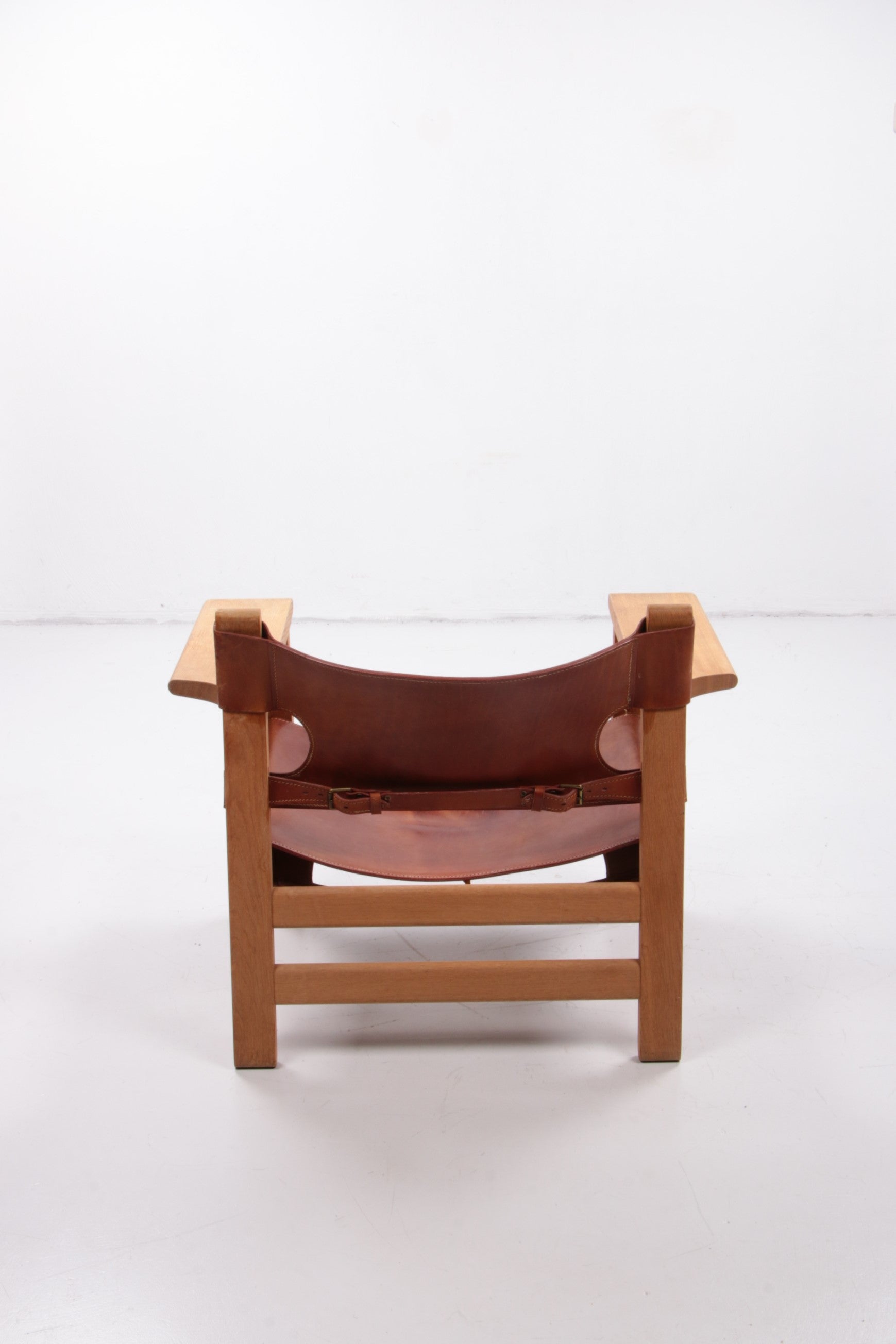 Design stoel van Borge Mogensen ook wel Spanisch chair genoemd,1960 Denemarken.