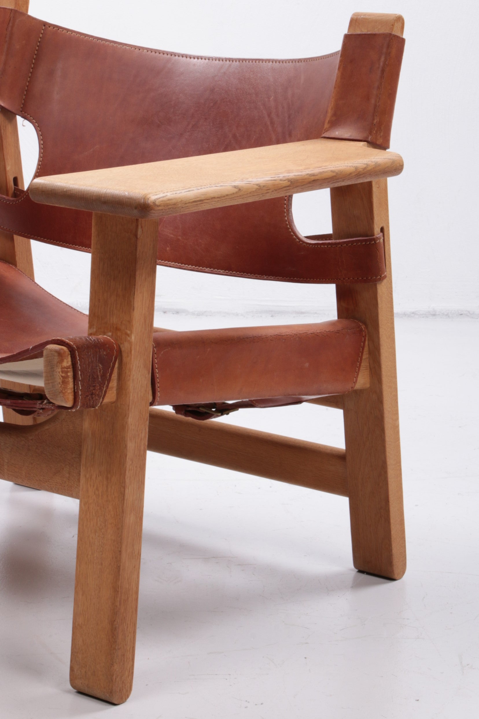 Design stoel van Borge Mogensen ook wel Spanisch chair genoemd,1960 Denemarken.