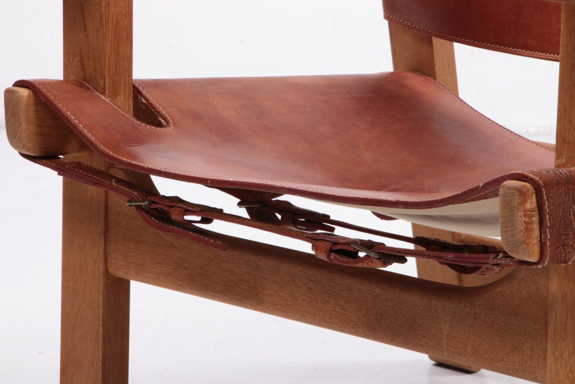 Design stoel van Borge Mogensen ook wel Spanisch chair genoemd,1960 Denemarken.