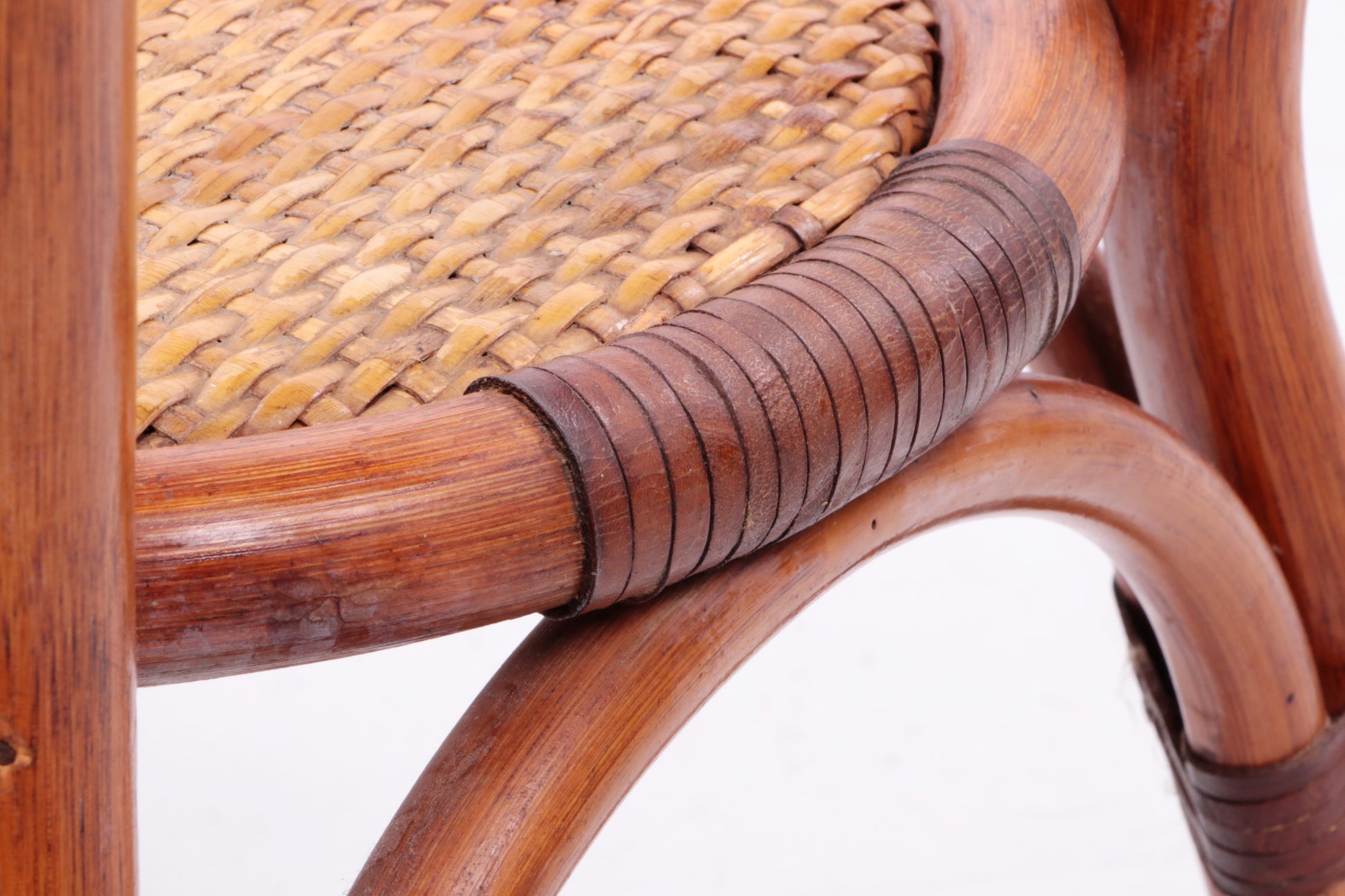 Vintage bamboe Plantentafel of sidetable,1960 Frankrijk.