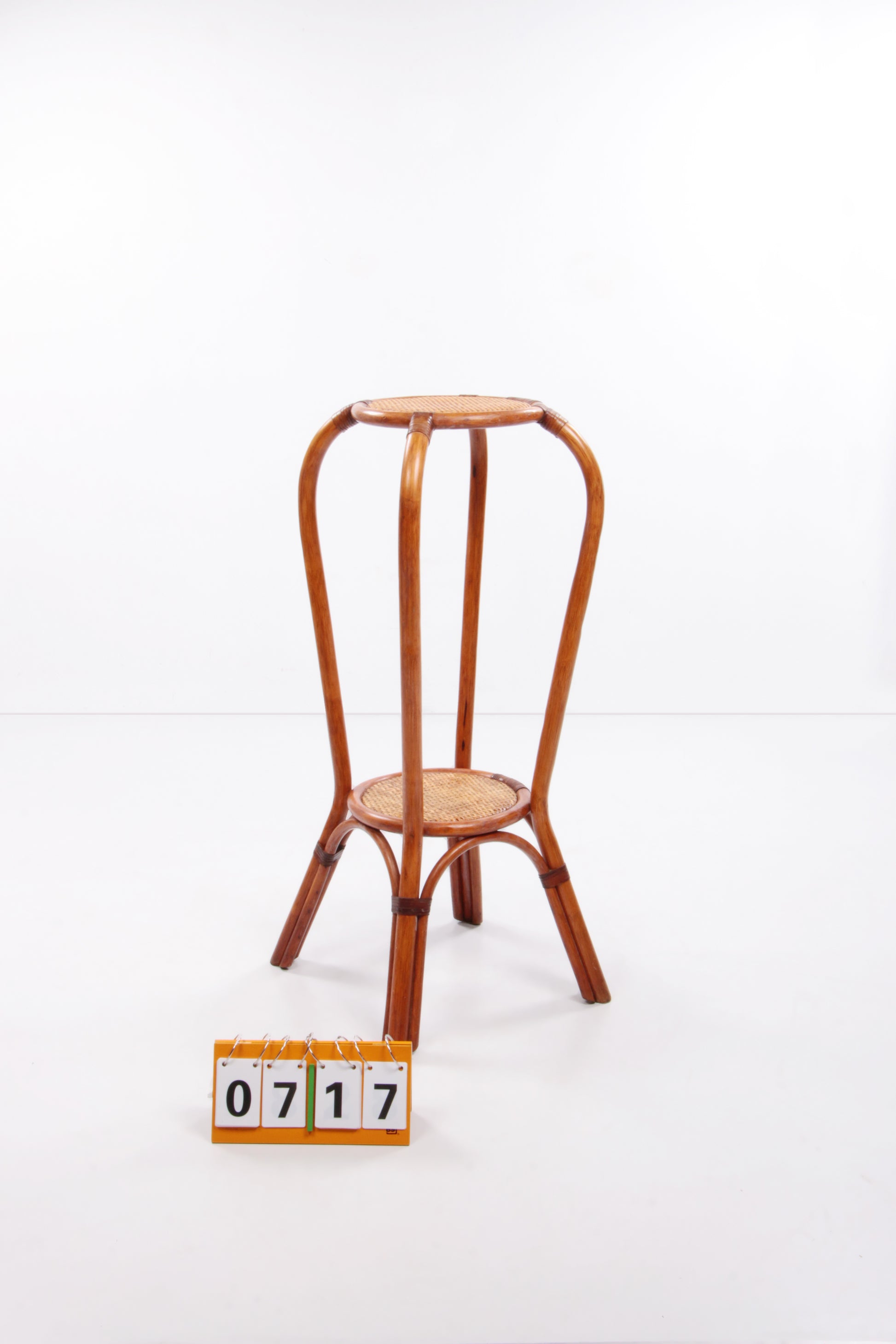 Vintage bamboe Plantentafel of sidetable,1960 Frankrijk.