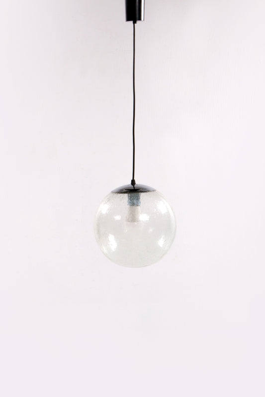 Grote Glazen Globe Hanglamp van Doria Leuchten, 1970s