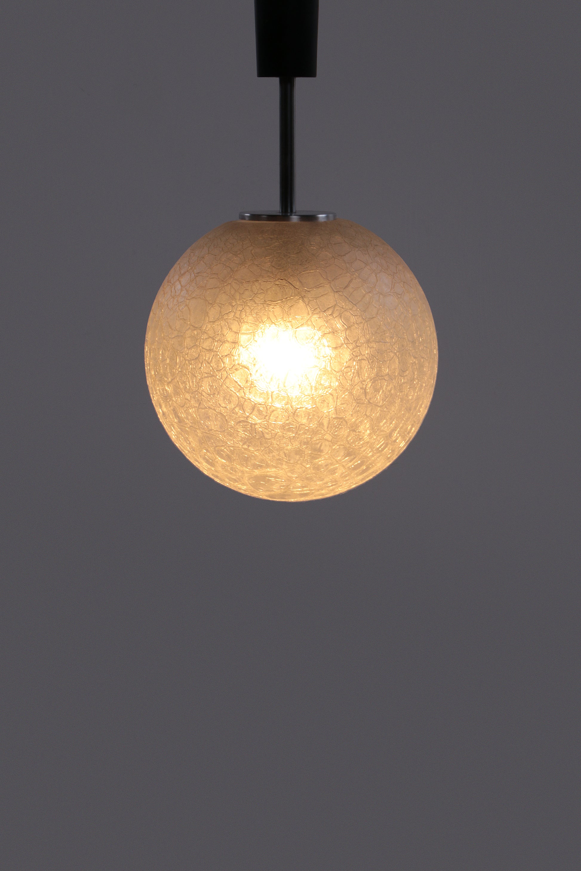 Glazen Globe Hanglamp van Doria Leuchten, 1970s
