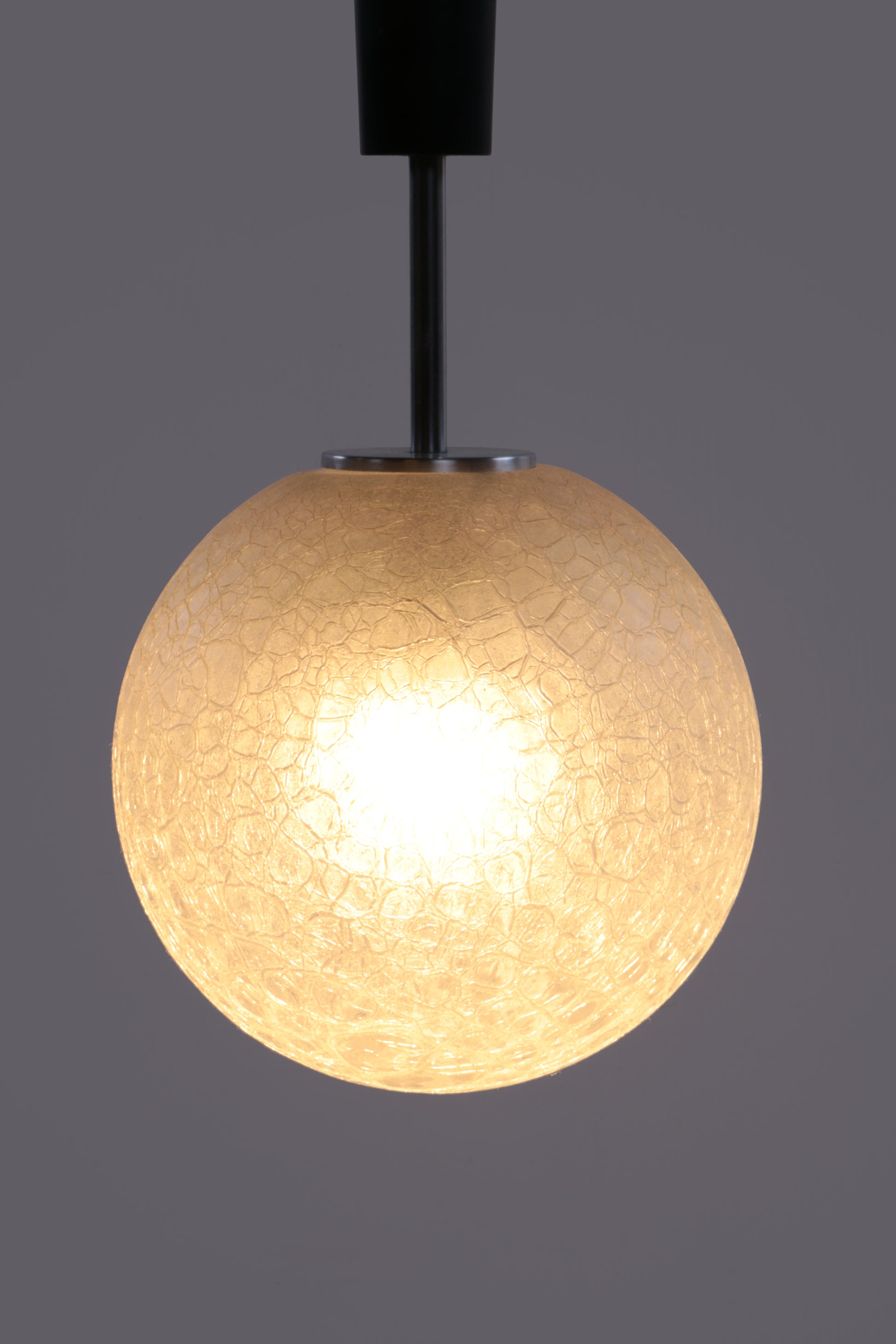 Glazen Globe Hanglamp van Doria Leuchten, 1970s