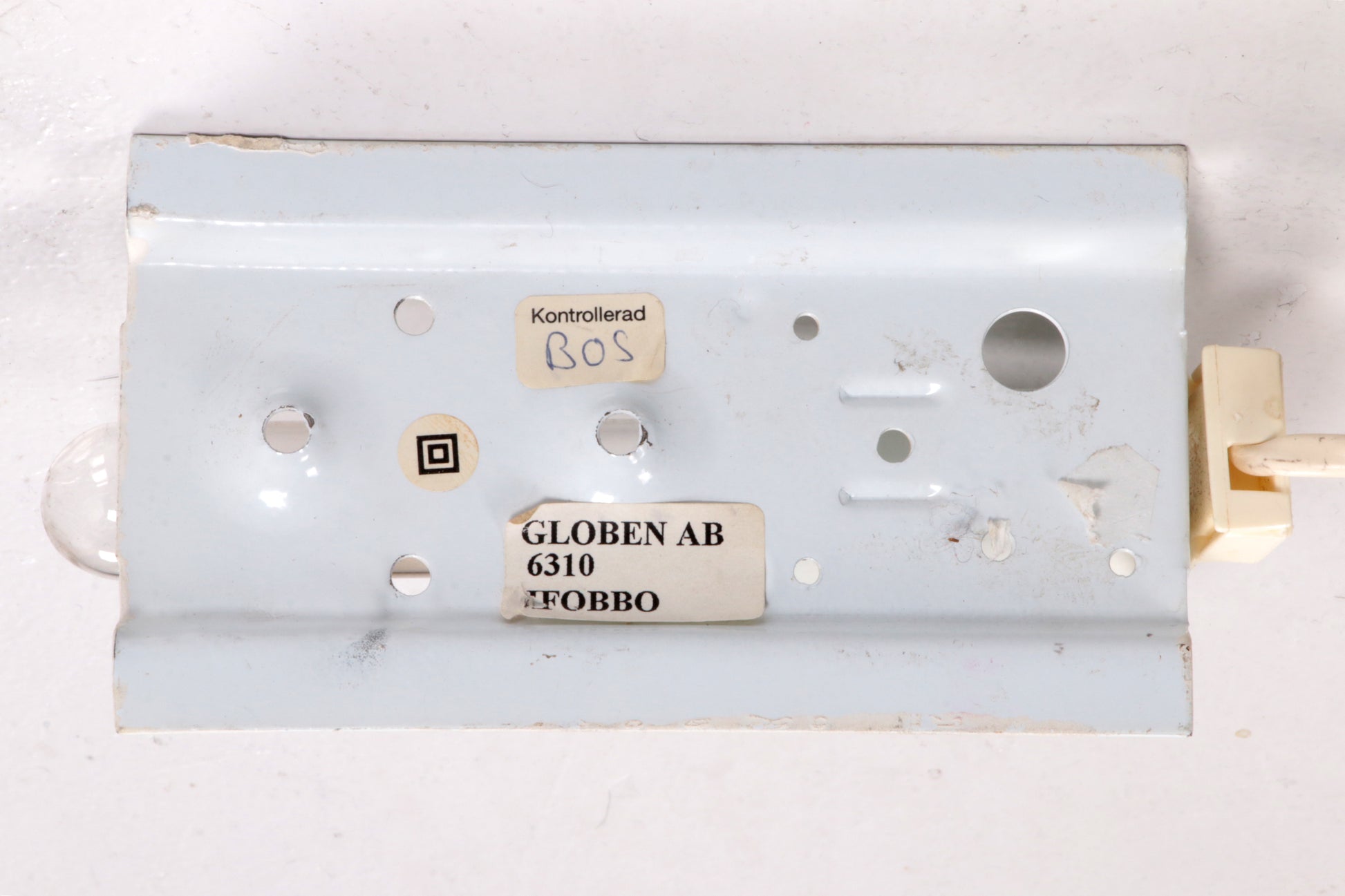 Vintage wandlamp Model 6310 Ab Globen,1960 Zweden.