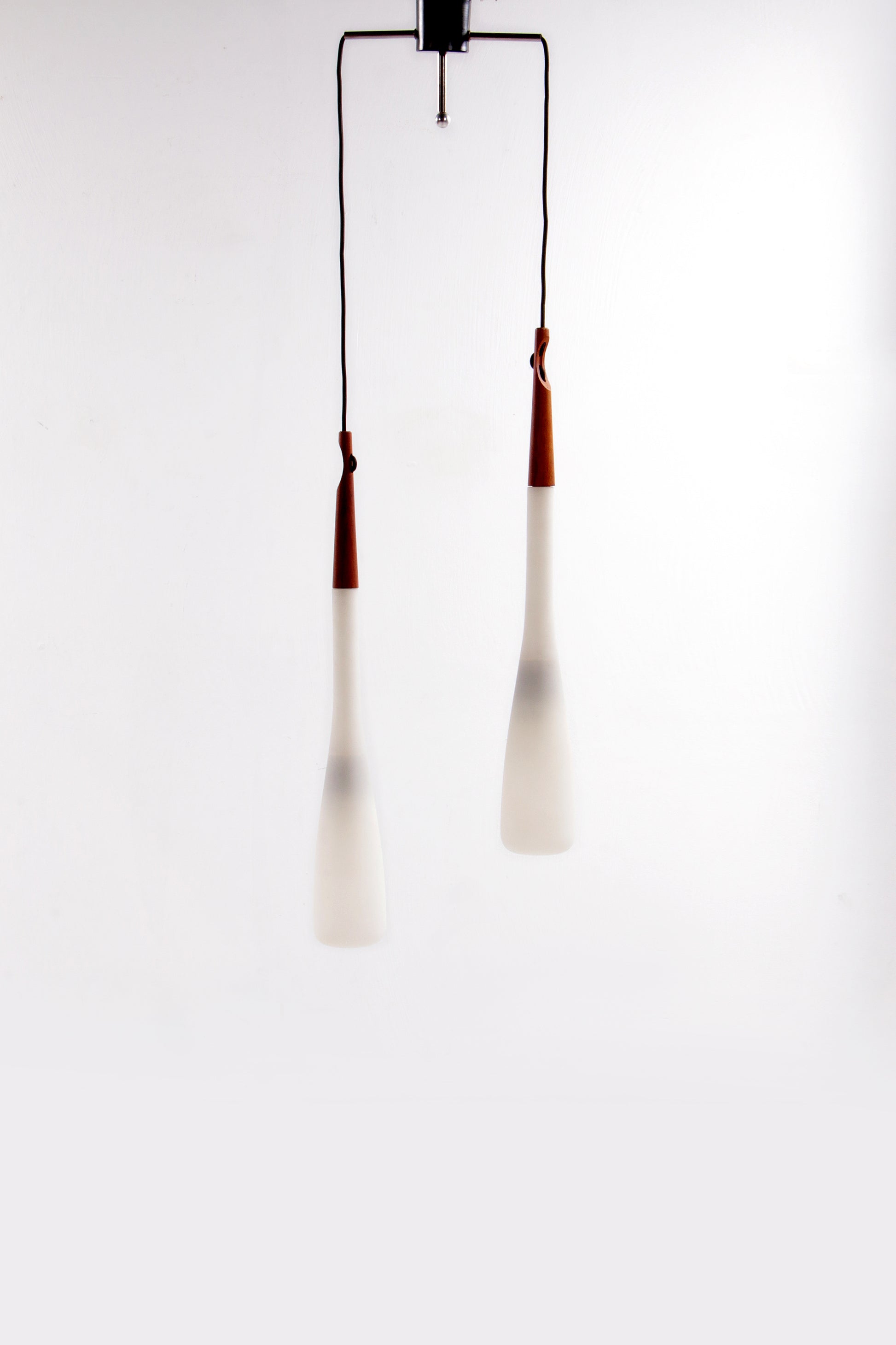 Zweedse Druppel Hanglamp van Uno & Östen Kristiansson voor Luxus, 1960s