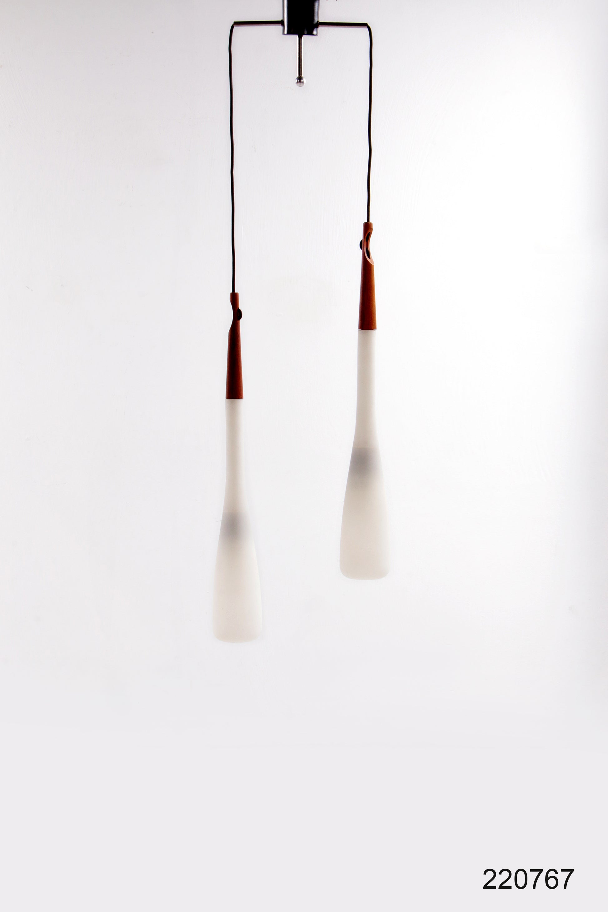Zweedse Druppel Hanglamp van Uno & Östen Kristiansson voor Luxus, 1960s