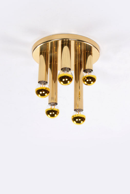 Plafondlamp van Sciolari gemaakt door Boulanger,1970 Belgie
