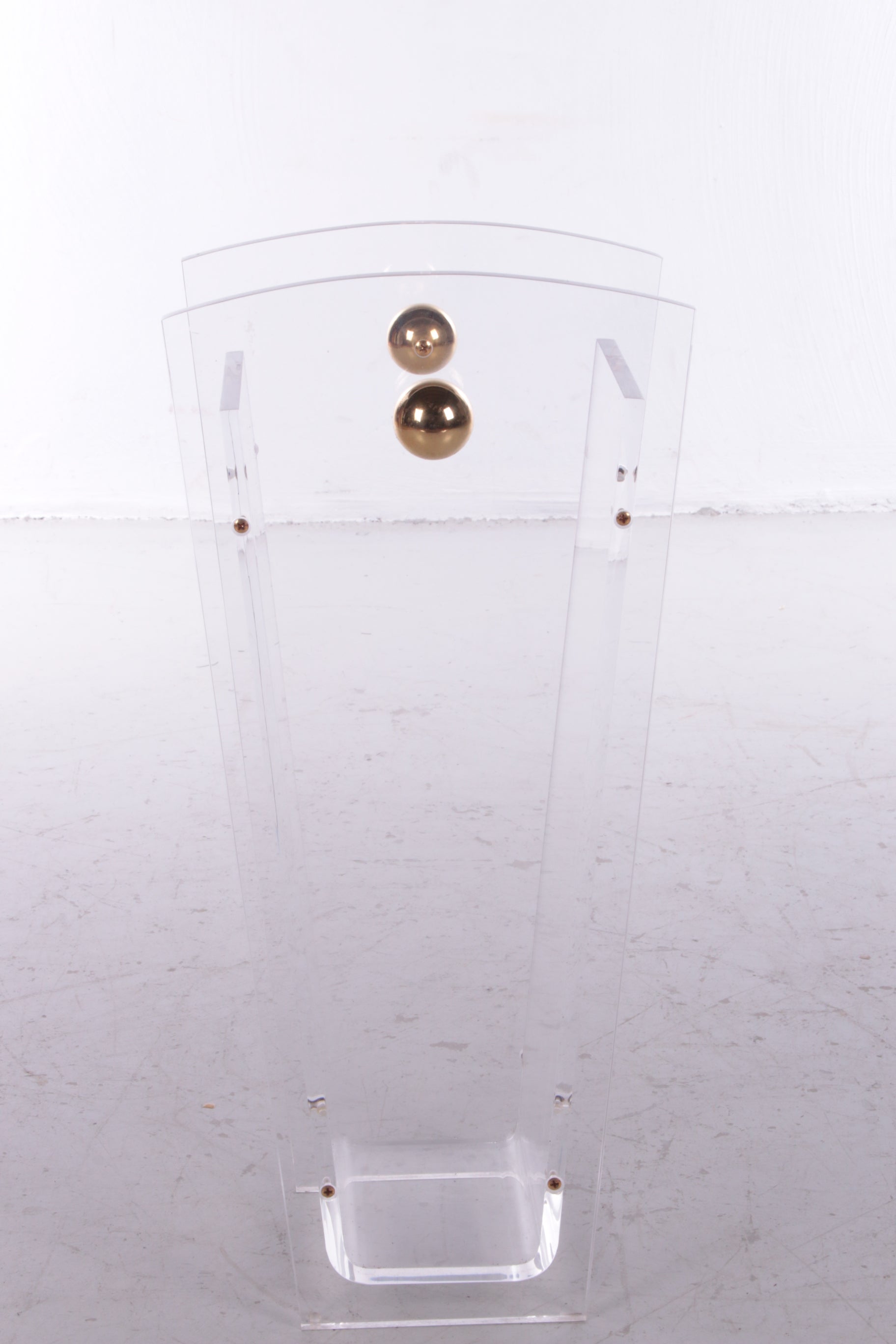 Plexieglas Paraplubak Charles Hollis Jones met messing accenten,