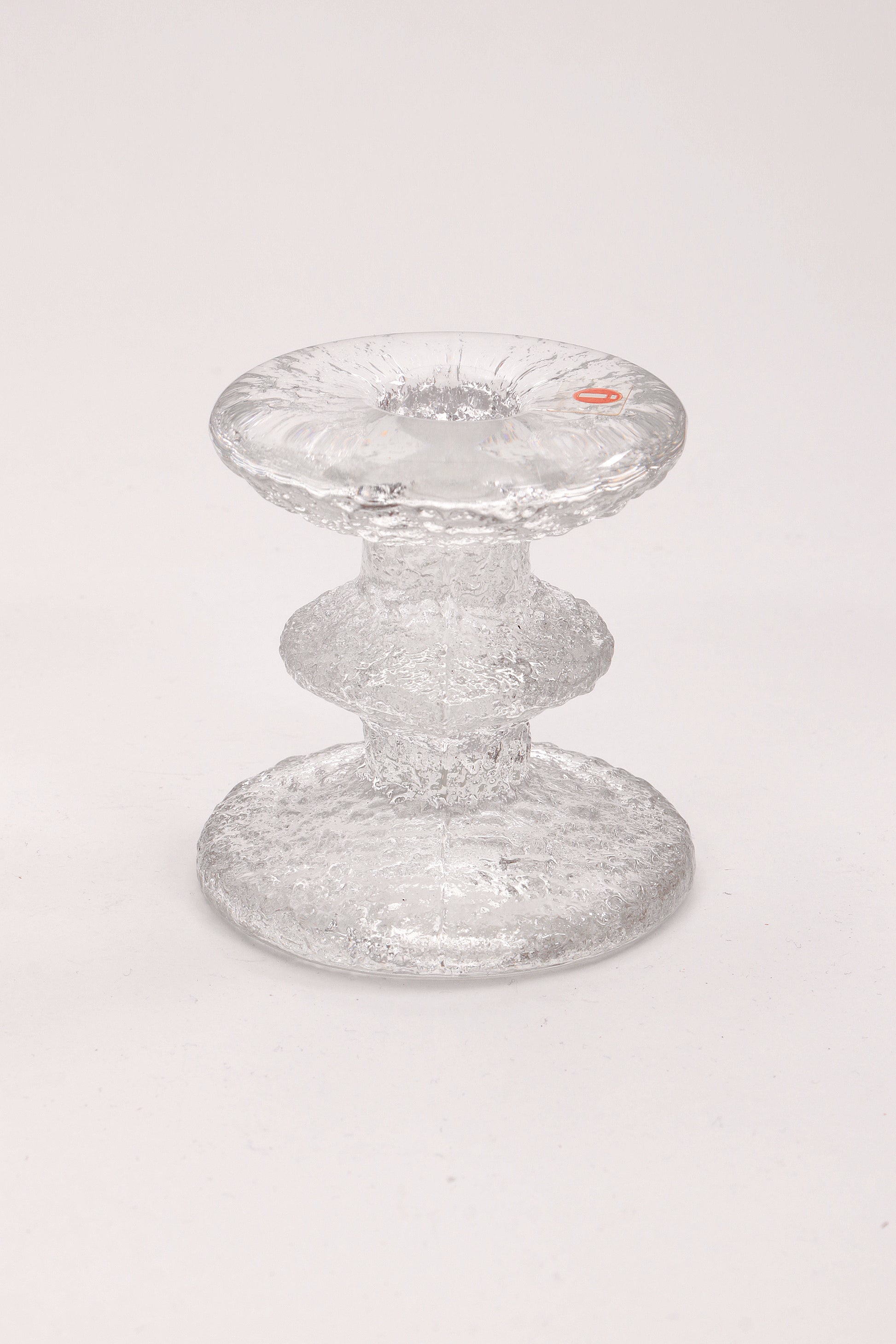 Kandelaar Design van Timo Sarpaneva Iittala glas,1960 Finland