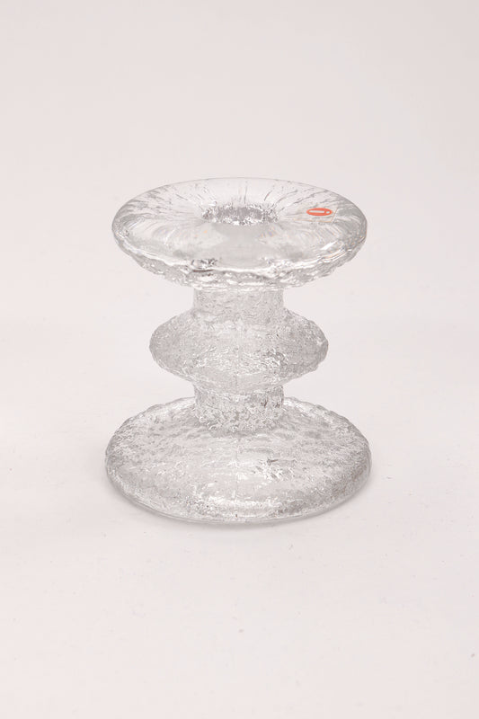 Kandelaar Design van Timo Sarpaneva Iittala glas,1960 Finland
