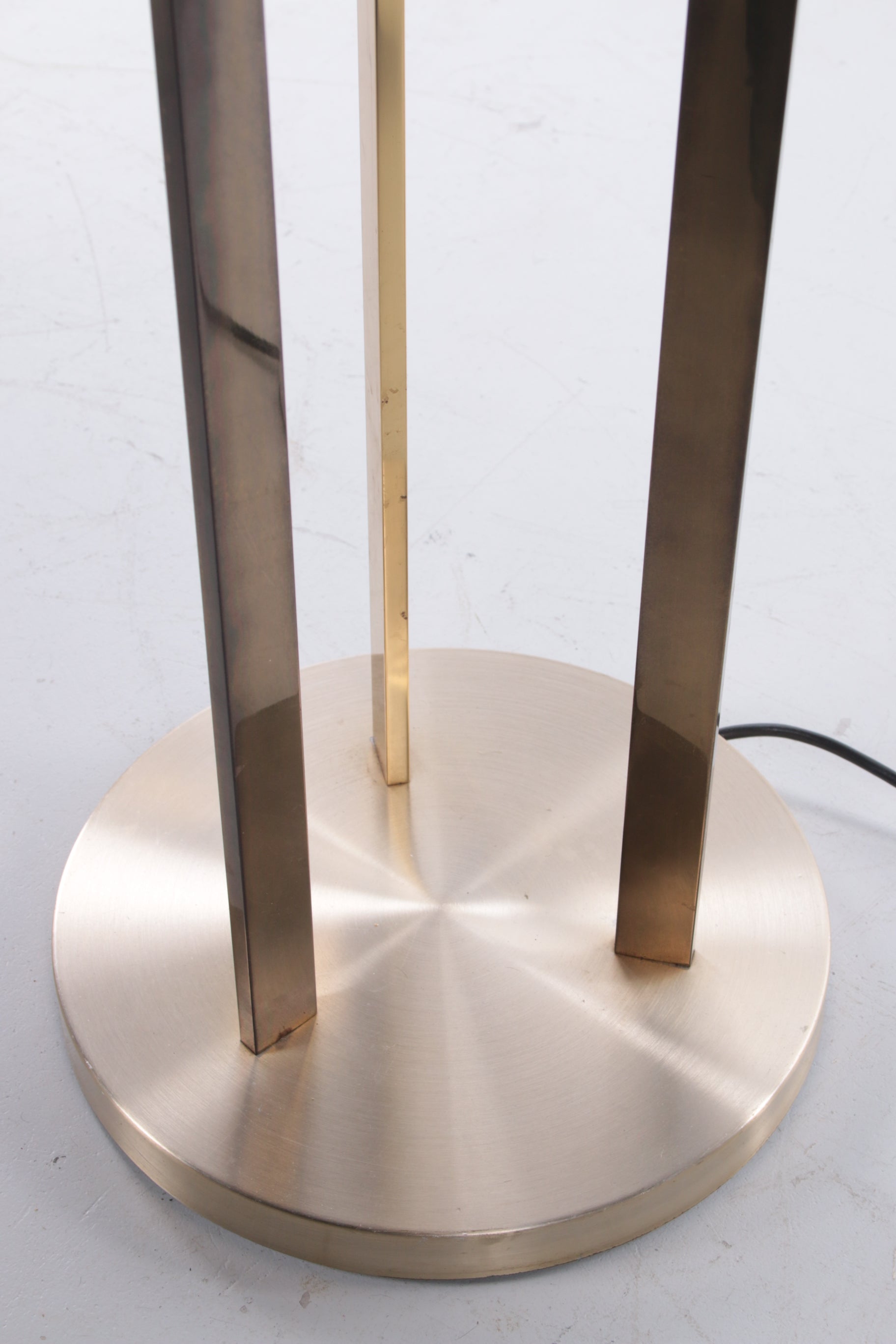 Sputnik Vloerlamp van Doria Leuchten, Duitsland, 1970s detail voetstuk