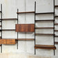 Modular Dark Wood Wall System by Kai Kristiansen - FM Møbler