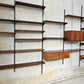 Modular Dark Wood Wall System by Kai Kristiansen - FM Møbler