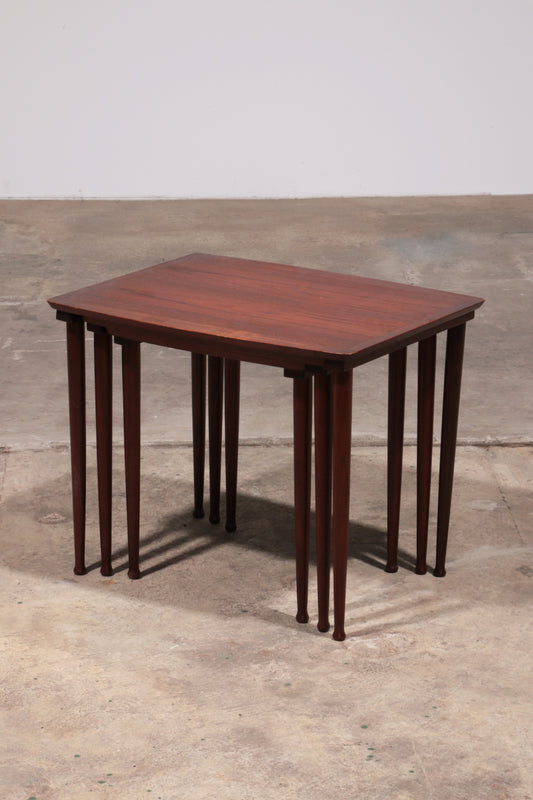 Scandinavian Teak Side Tables by Poul Jensen for Selig