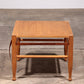 Danish Safari Coffee Table Oak with Leather by Kaare Klint