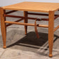 Danish Safari Coffee Table Oak with Leather by Kaare Klint