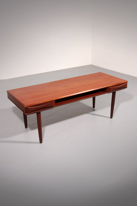 Danish Modernist Teak Coffee Table by Dyrlund, 1960s